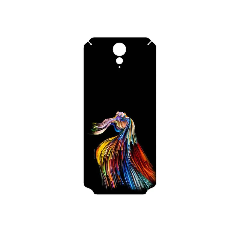 برچسب پوششی ماهوت مدل Rainbow Hair Digital Art مناسب برای گوشی موبایل اچ تی سی Desire 620