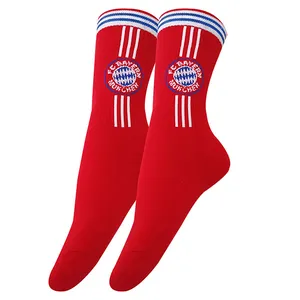 جوراب ورزشی ساق بلند مردانه تن پوش هنگامه مدل پنبه کش اسپرت فوتبالی بایرن مونیخ 