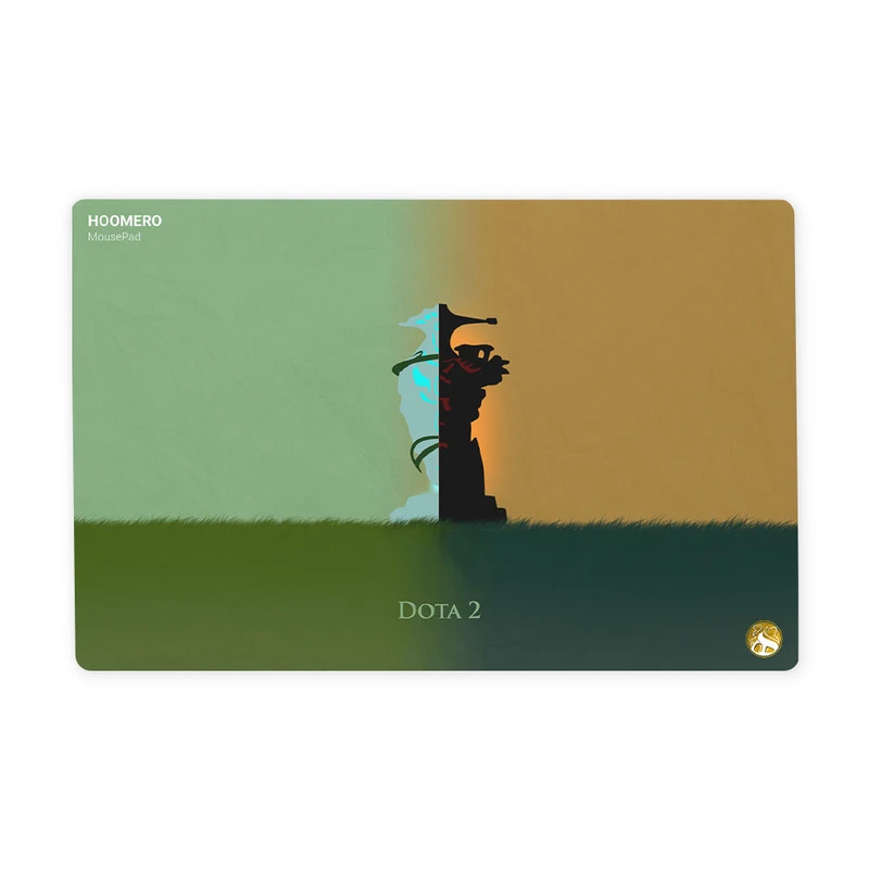 ماوس پد هومرو مدل ML598-SIZE2437 طرح بازی دوتا دو