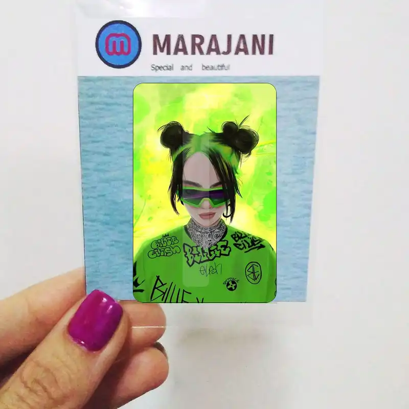 استیکر کارت مرجانی مدل بیلی آیلیش کد 014 مجموعه 3 عددی