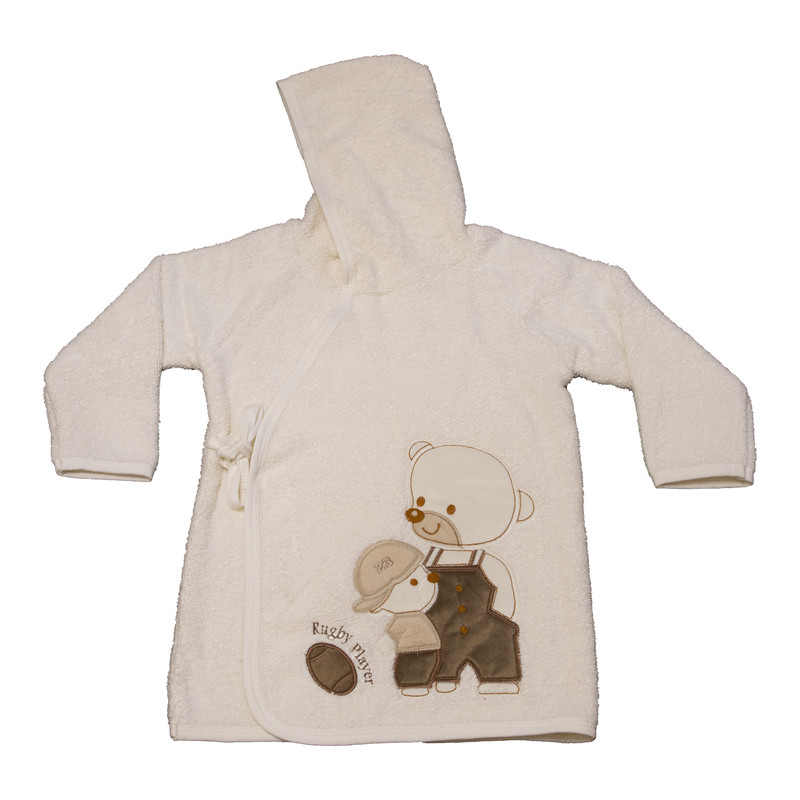 ست 4 تکه حوله نوزادی آذرریس طرح خرس