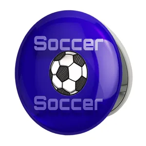 آینه جیبی خندالو طرح فوتبال Football مدل تاشو کد 25977 