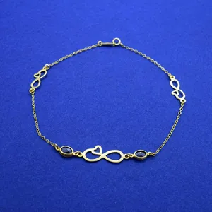 پابند طلا 18 عیار زنانه کانیار گالری مدل SH502