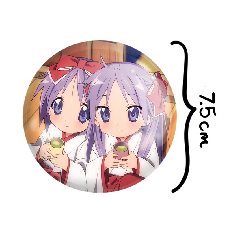 آینه جیبی خندالو مدل انیمه Lucky Star  کد 23589