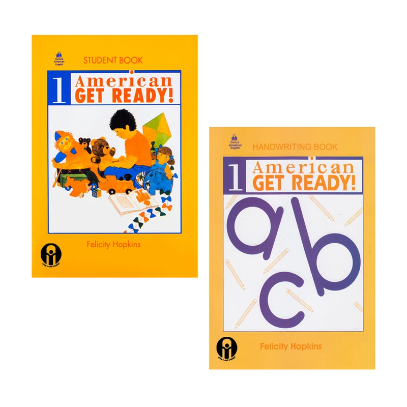 کتاب American Get Ready 1 اثر Felicity Hopkins انتشارات الوندپویان دو جلدی