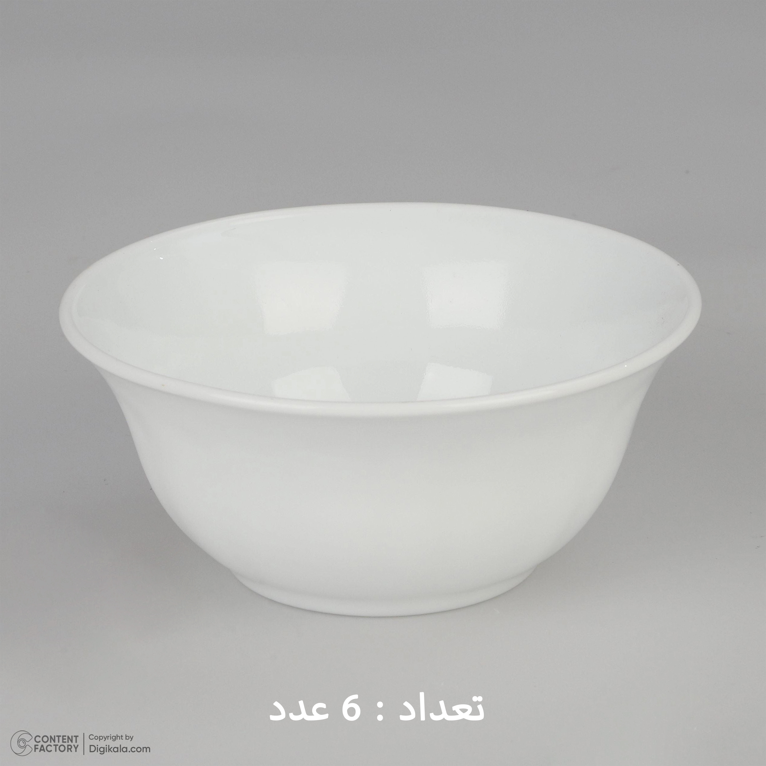 پیاله طرح دایره مدل 125 اپال  - بسته 6 عددي