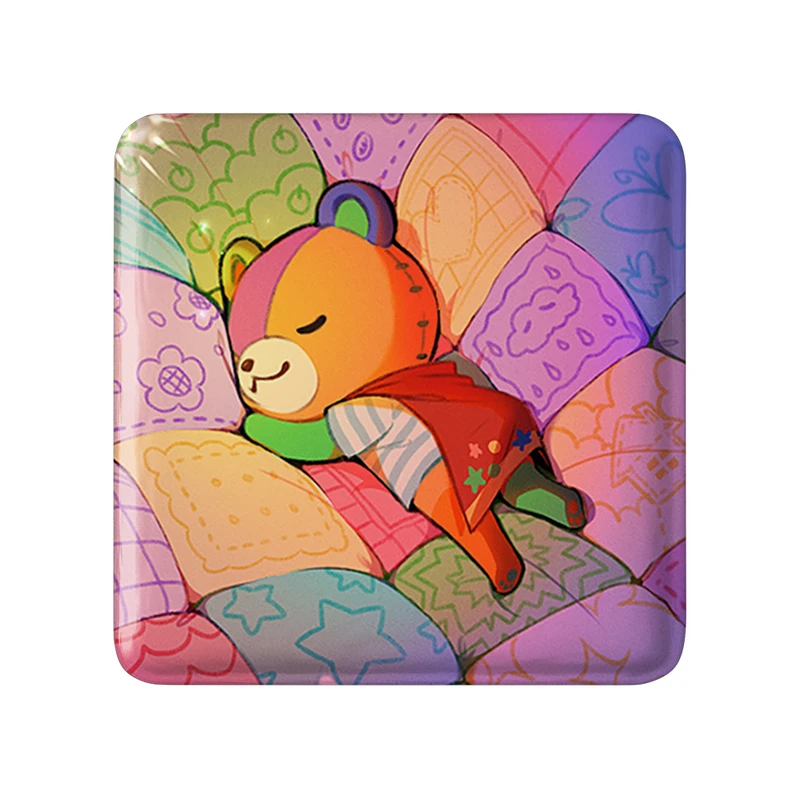 پیکسل خندالو طرح بازی انیمال کراسینگ Animal Crossing مدل مربعی کد 32643