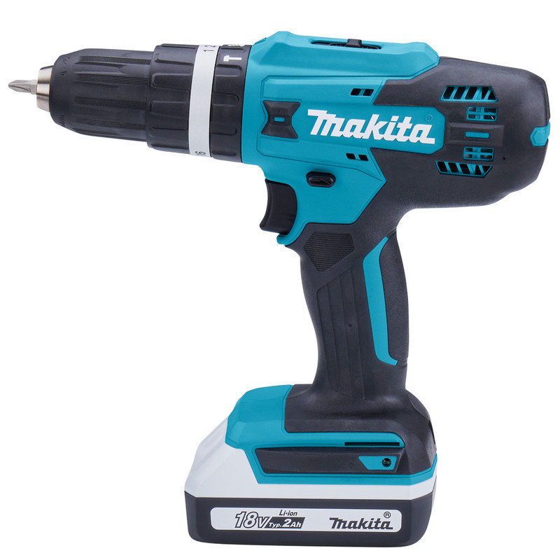 دریل پیچ گوشتی چکشی شارژی ماکیتا مدل HP488DWAE