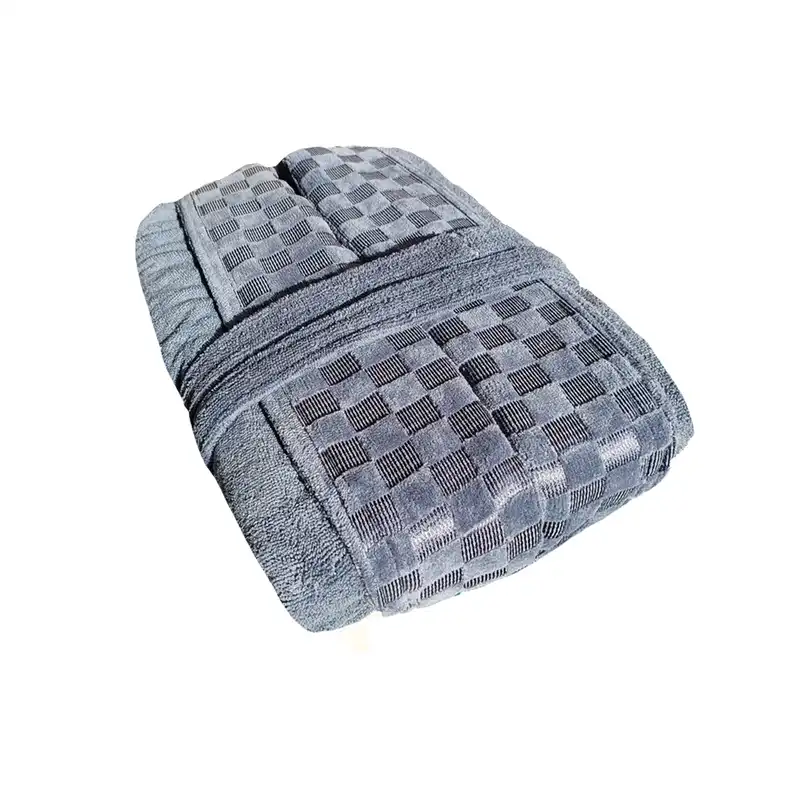 حوله پالتویی ارغوان طرح مورگان سایز 125