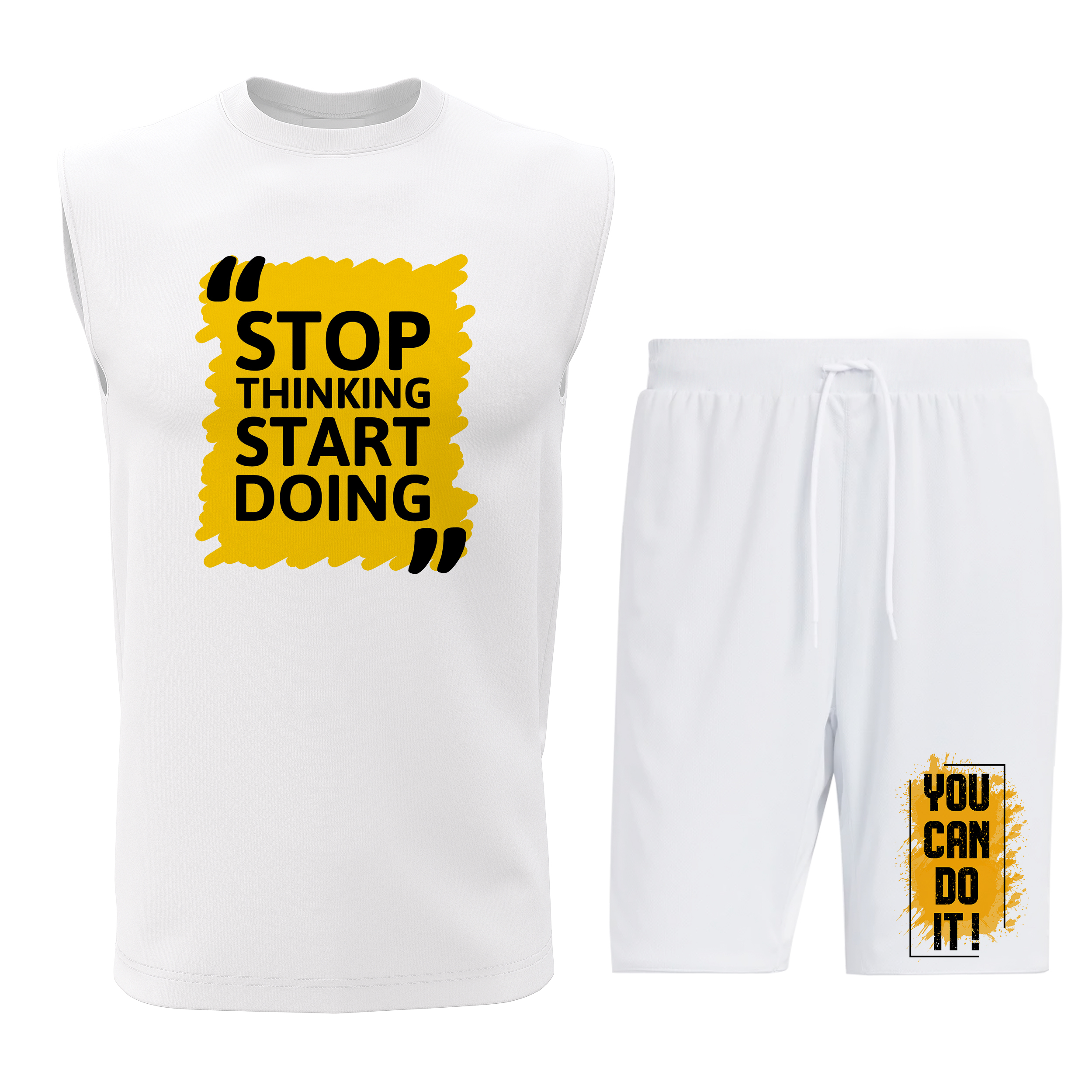 ست تاپ و شلوارک مردانه مدل T078W