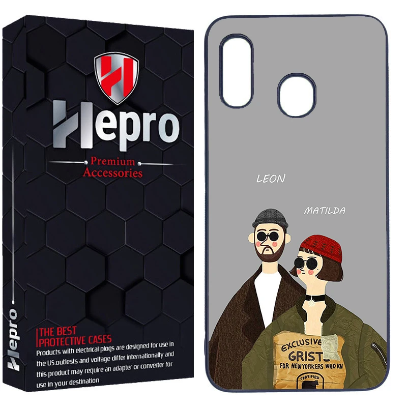 کاور هپرو طرح لئون و ماتیلدا کد Dimo-095 مناسب برای گوشی موبایل سامسونگ Galaxy A20/A30