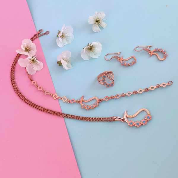 نیم ست زنانه مدل ترمه کد JW372