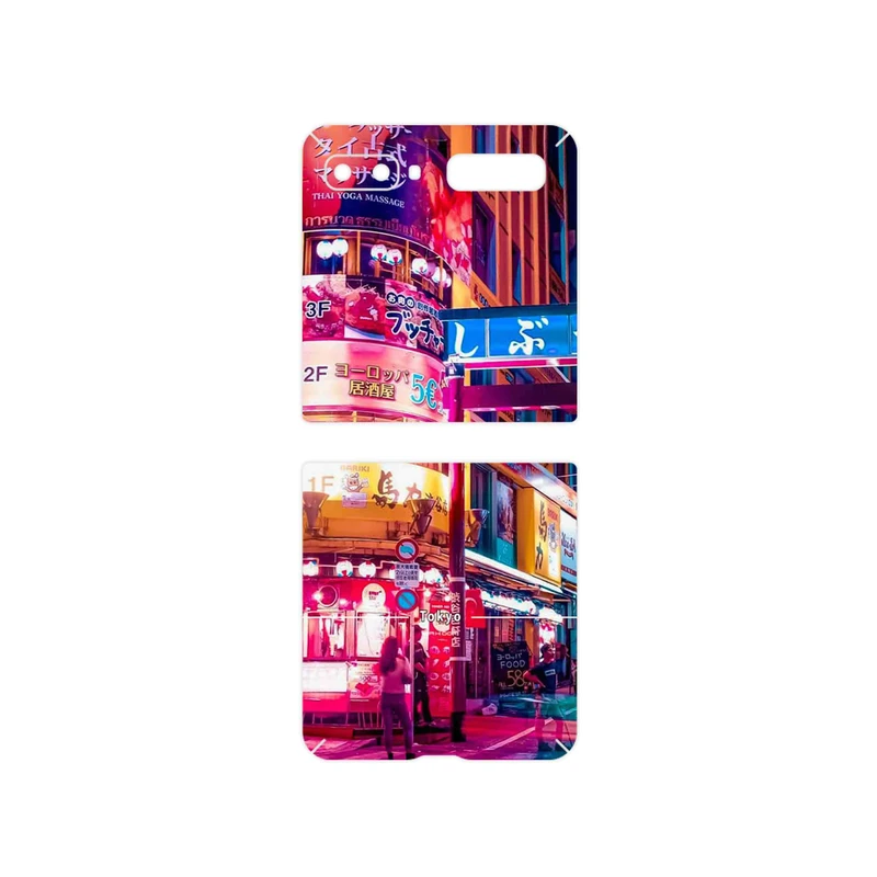 برچسب پوششی ماهوت مدل Tokyo City مناسب برای گوشی موبایل سامسونگ Galaxy Z Flip