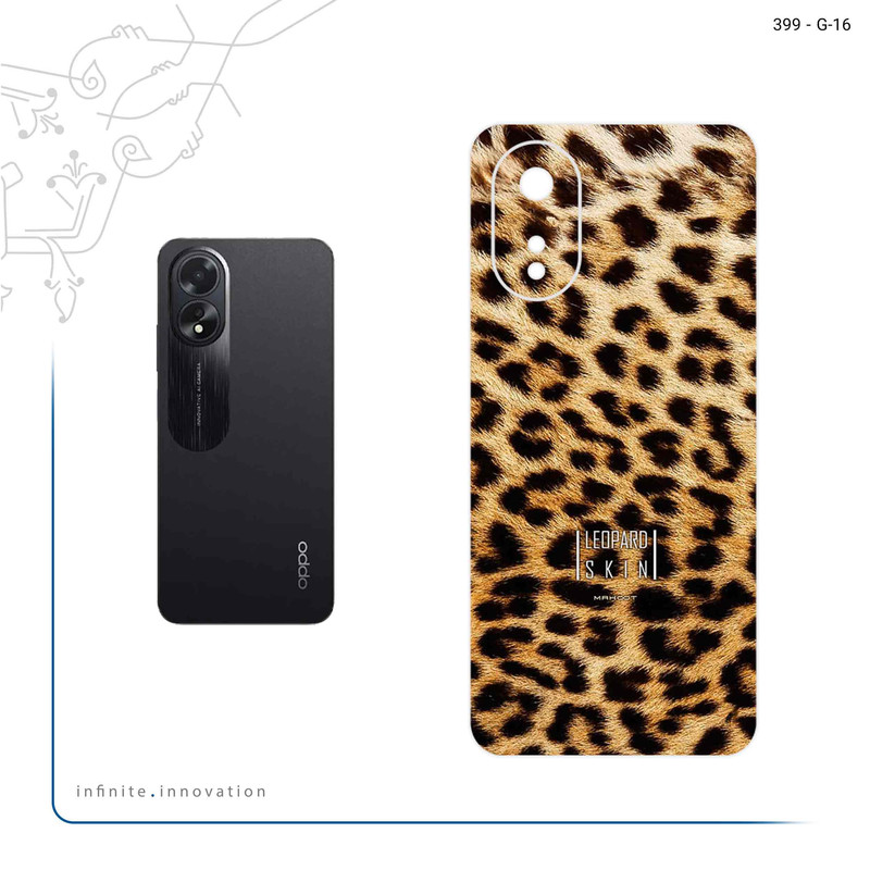 برچسب پوششی ماهوت مدل Leopard Skin مناسب برای گوشی موبایل اپو A38