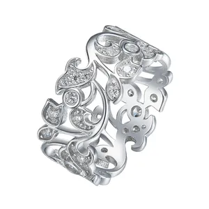 انگشتر نقره زنانه کوبیک مدل  QR-33003 