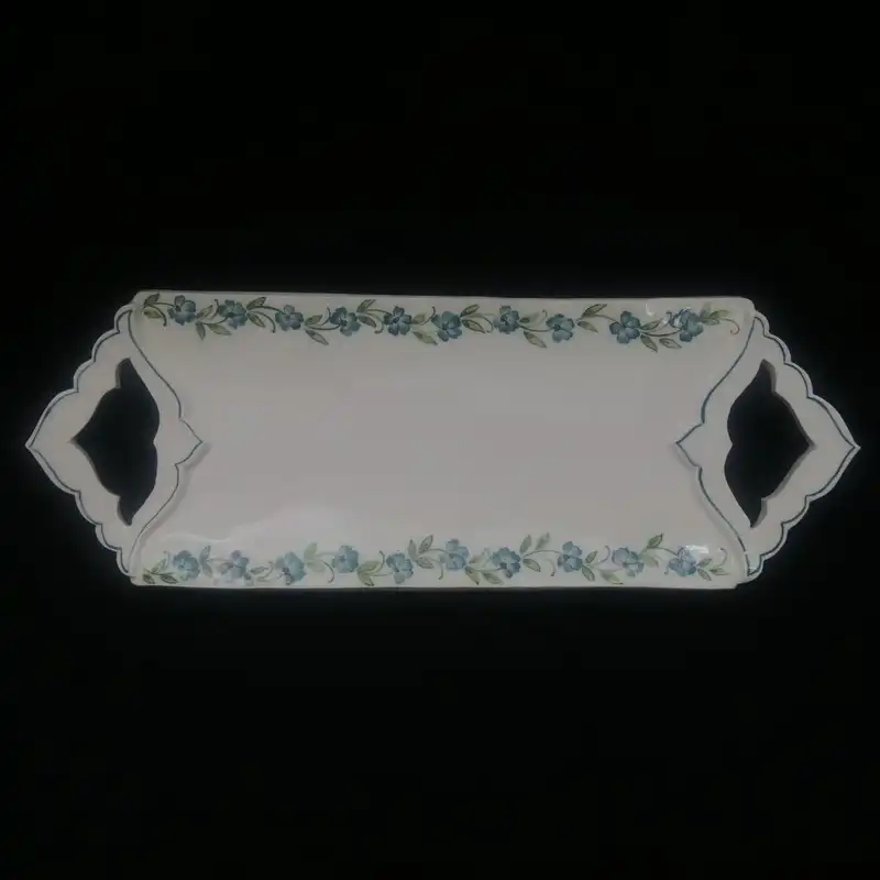 شیرینی خوری سرامیکی هیوا طرح مینیاتور مدل پیچک کد 11015995