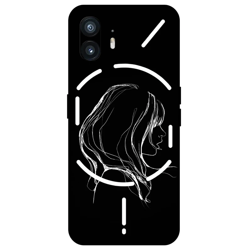 کاور مگافون طرح دخترانه مدل 7766 مناسب برای گوشی موبایل ناتینگ Phone 2