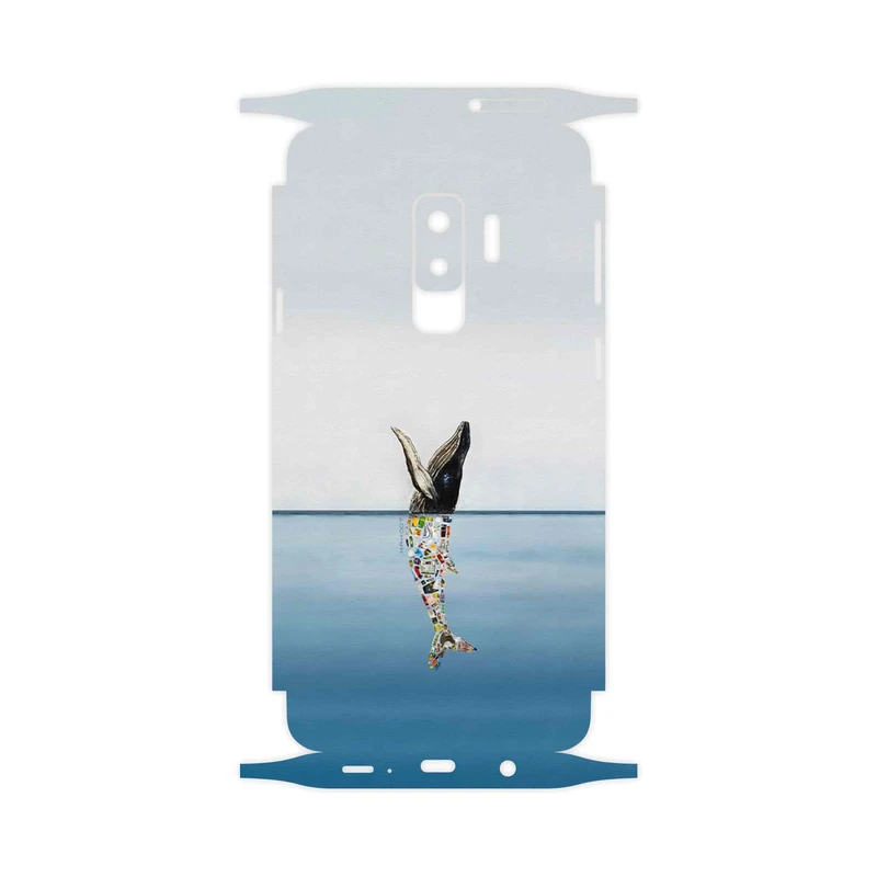 برچسب پوششی ماهوت مدل Collage of Sea Trash-FullSkin مناسب برای گوشی موبایل سامسونگ Galaxy S9 Plus