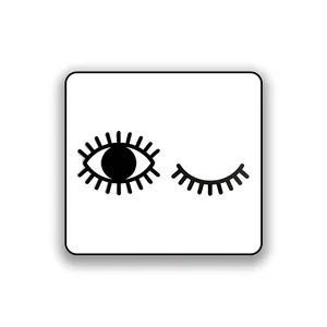 زیر لیوانی طرح چشم ها