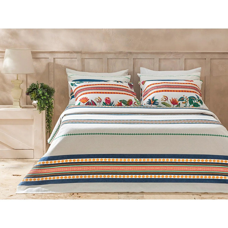 روتختی انگلیش هوم مدل Exotic Stripes دو نفره سایز 200x220 سانتی متر