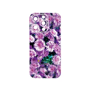 MAHOOT Purple_Flower Cover Sticker for Apple iPhone 14 Pro
