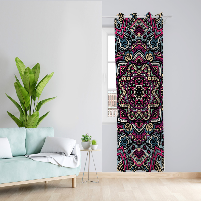 پرده مدل مخمل پانچی کد 2079 z سایز 140x200 سانتی متر