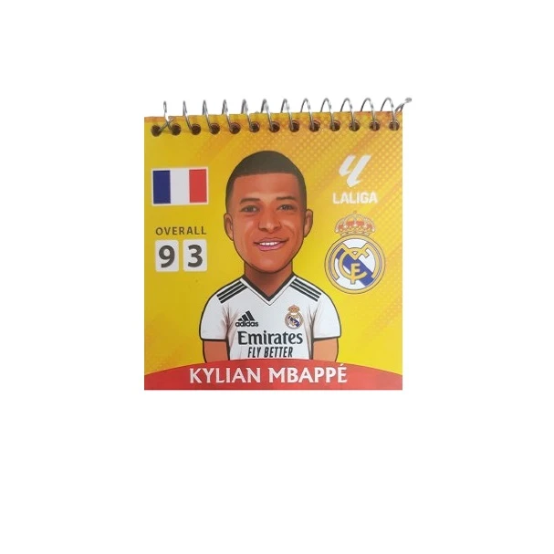 دفتر یادداشت 60 برگ مدل حاشیه دار طرح فوتبالیست