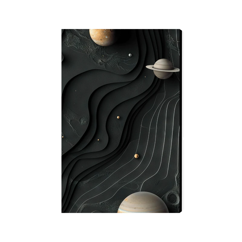 تابلو شاسی عرش مدل فانتزی فضا و کهکشان کد As4717