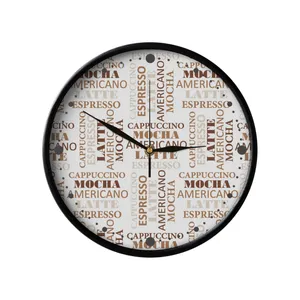 ساعت دیواری مدوپد طرح قهوه مدل PAT00288