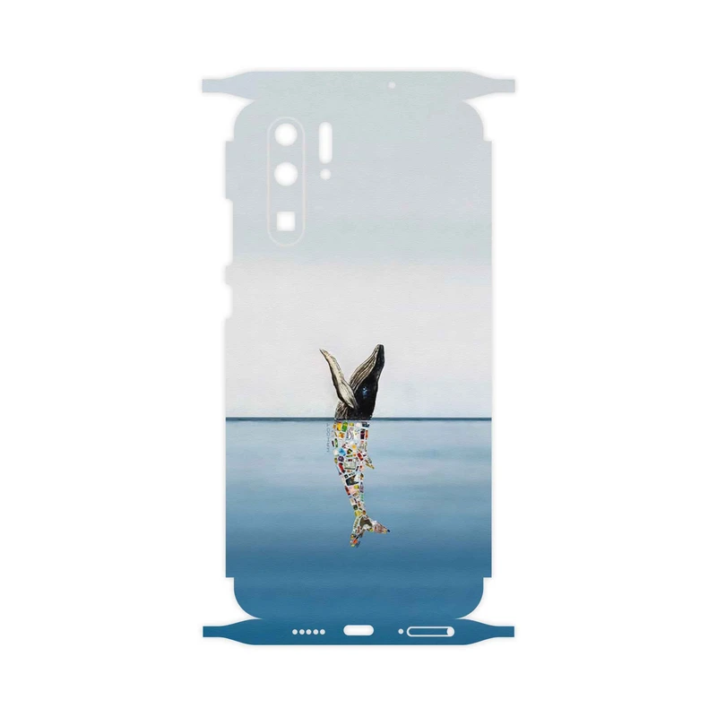 برچسب پوششی ماهوت مدل Collage of Sea Trash-FullSkin مناسب برای گوشی موبایل هوآوی P30 Pro