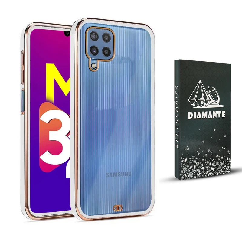 کاور دیامانته مدل Nahid Navy مناسب برای گوشی موبایل سامسونگ Galaxy F22