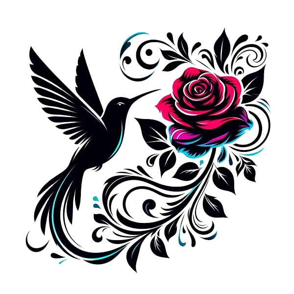 استیکر پارچه و لباس پاد آفرین طرح گل کد 968