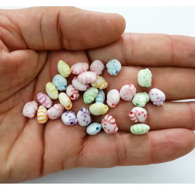 مهره دستبند مدل  پاستیلی کیتی کد MO 250 مجموعه 40 عددی