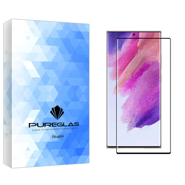 محافظ صفحه نمایش شیشه ای پیور گلس مدل NueGlas FLGL مناسب برای گوشی موبایل سامسونگ Galaxy S22 Ultra