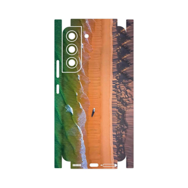 برچسب پوششی ماهوت مدل Beach and Green Sea-FullSkin مناسب برای گوشی موبایل سامسونگ Galaxy S22 5G