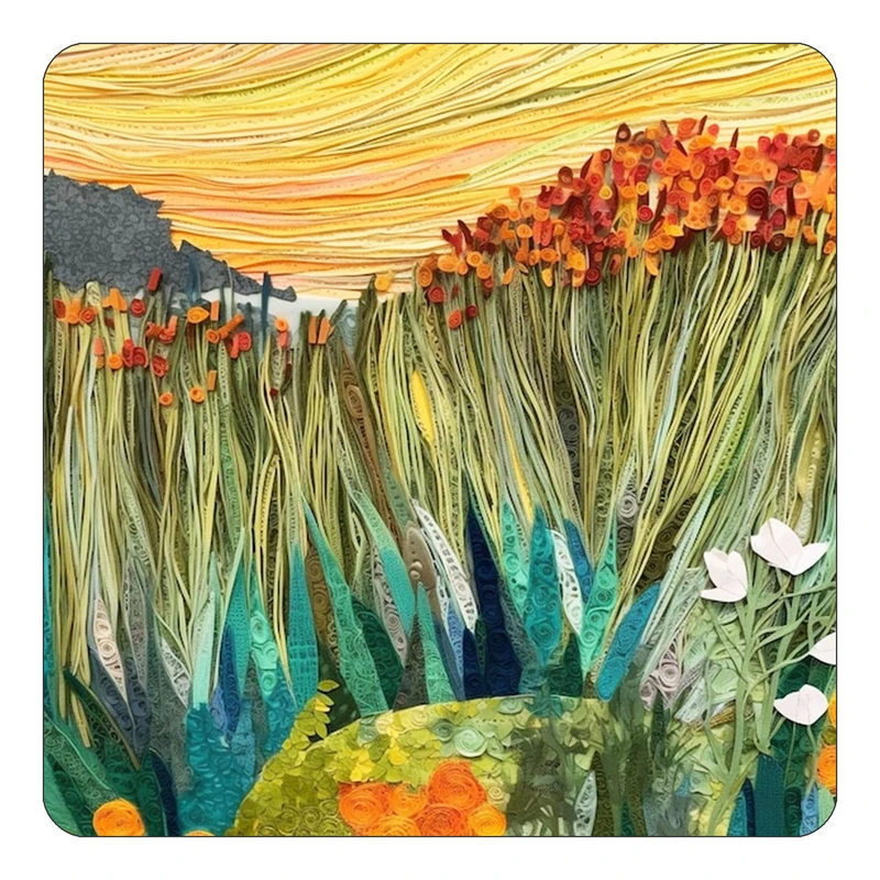 مگنت کاکتی طرح نقاشی رنگ روغن مدل mp70555