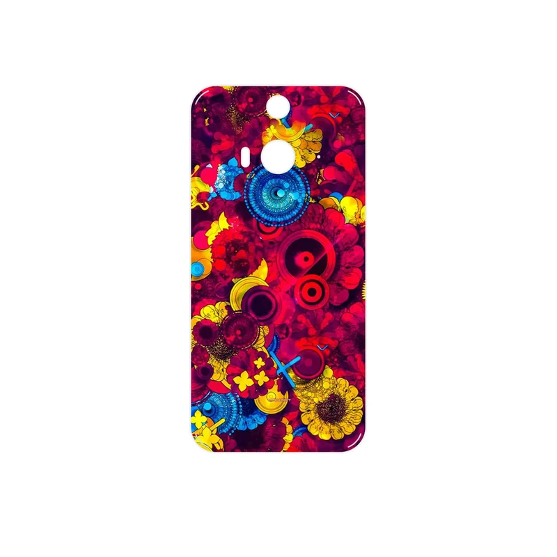 برچسب پوششی ماهوت مدل Vector Flower Garden Digital Art مناسب برای گوشی موبایل اچ تی سی Butterfly 2