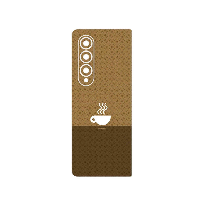 برچسب پوششی ماهوت مدل Minimal Cup of Coffee Icon مناسب برای گوشی موبایل سامسونگ Galaxy Z Fold4