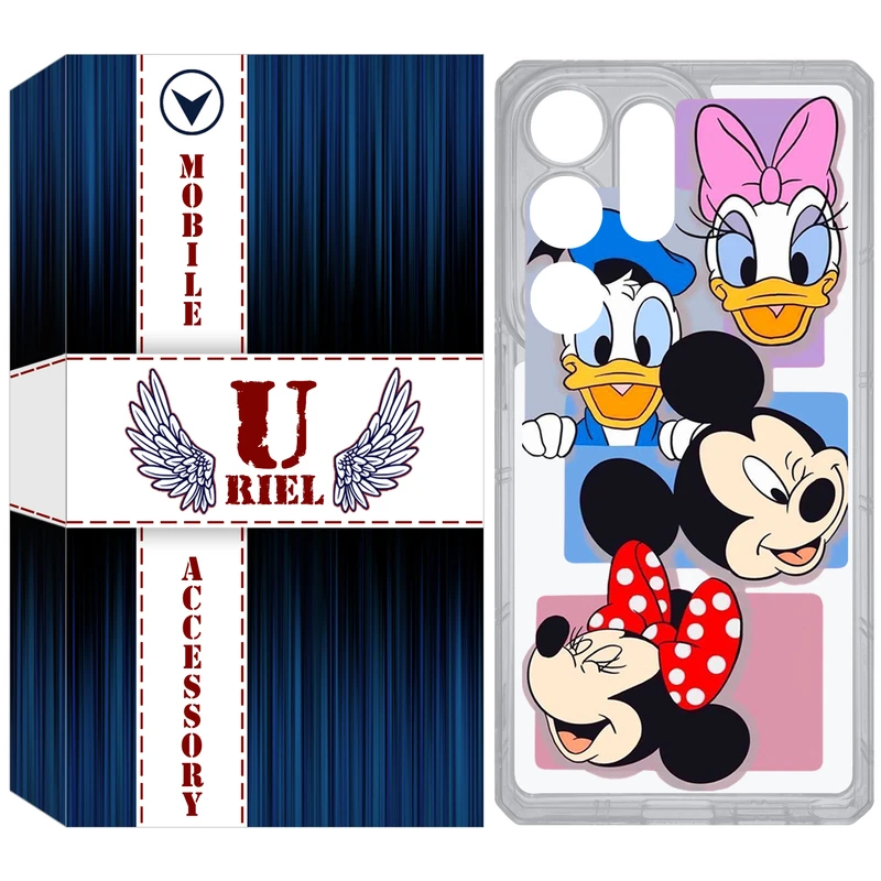 کاور یوریل مدل Clear کد 5 طرح عروسکی مناسب برای گوشی موبایل سامسونگ Galaxy S25 Ultra