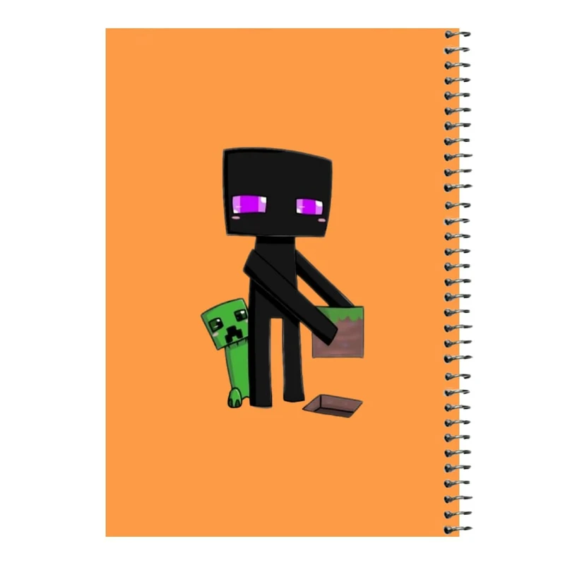 دفتر مشق 80 برگ اس جی مدل ماینکرفت   