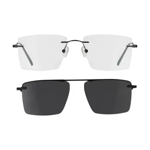 فریم عینک طبی پتونیا مدل dp33078 به همراه کاور آفتابی