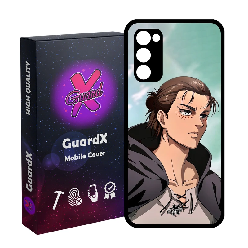 کاور گارد ایکس طرح Eren Yeager Anime مدل Glass10626 مناسب برای گوشی موبایل سامسونگ Galaxy S20 FE