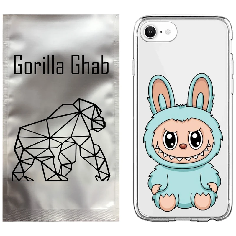 کاور گوریلا قاب مدل CLG کد 144 طرح لبوبو مناسب برای گوشی موبایل اپل iPhone 7 / 8 / SE 2022