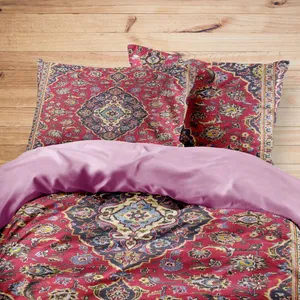 سرویس روتختی مدوپد طرح فرش کاشان مدل C-Kashan09 یک نفره 4 تکه