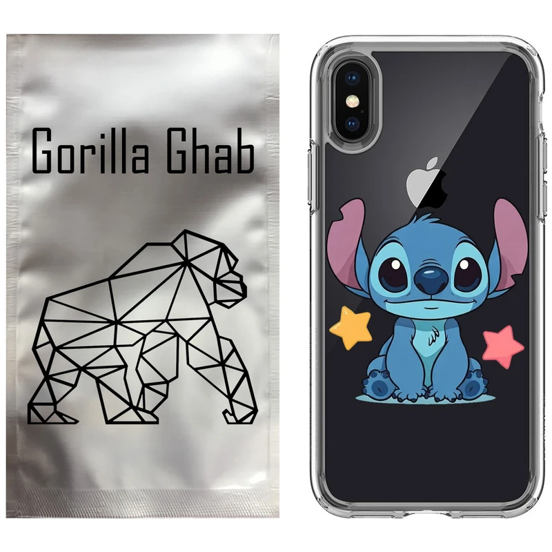 کاور گوریلا قاب مدل CLG کد 70 طرح استیچ مناسب برای گوشی موبایل اپل iPhone X / XS