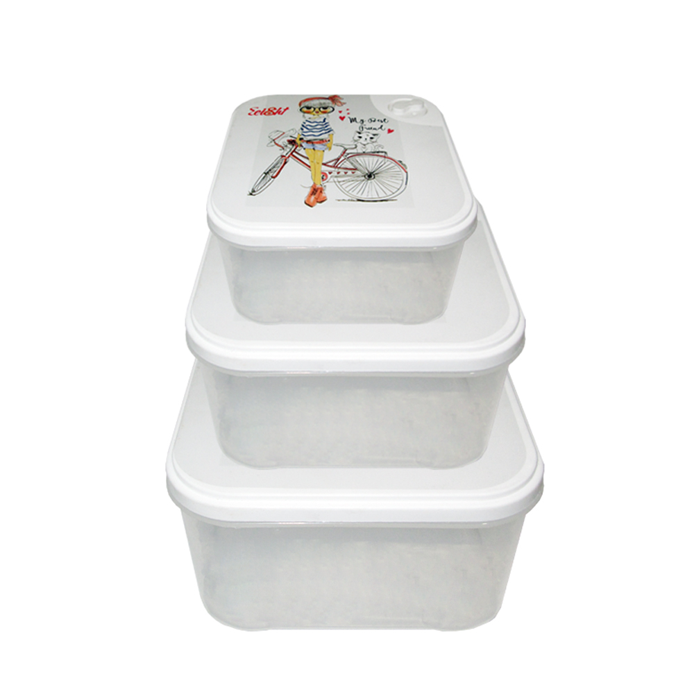 ظرف نگهدارنده طرح دوچرخه مجموعه 3 عددی