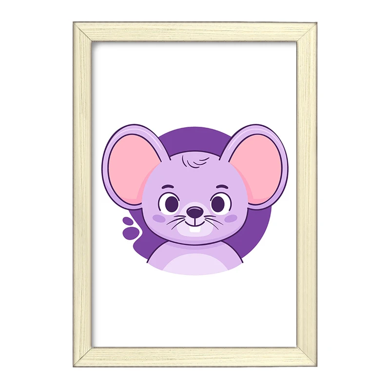 تابلو خندالو طرح موش حیوانات بامزه کد 37150