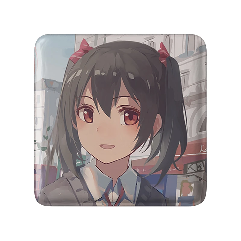 مگنت خندالو طرح نیکو انیمه لاو لایو Love Live  مدل مربعی کد 18316