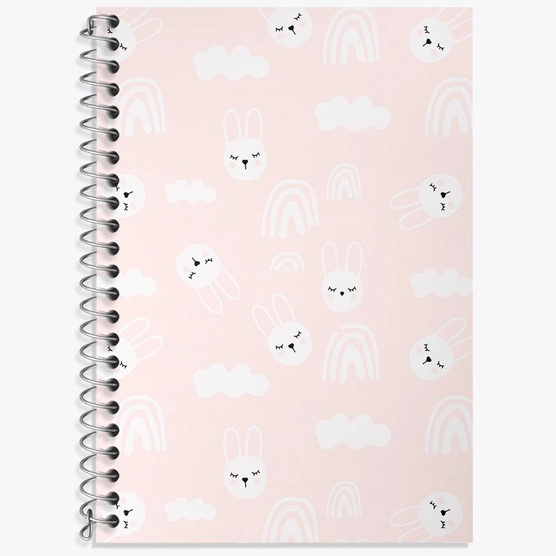 دفتر لغت 50 برگ خندالو طرح خرگوش کیوت کد N408