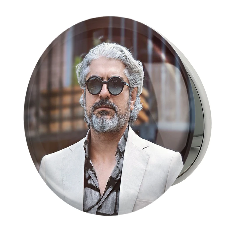 آینه جیبی خندالو طرح مهدی پاکدل مدل تاشو کد 10420 